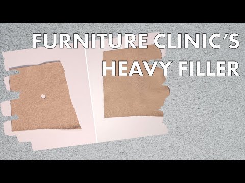 How to use Heavy Filler to Repair Damage in Leather