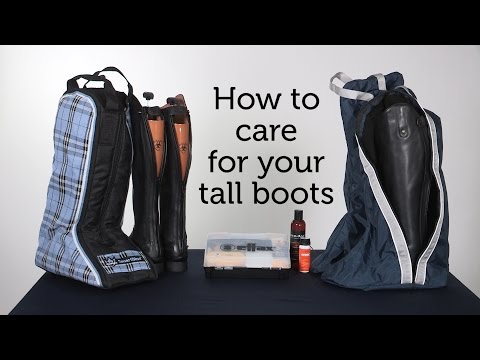 How to care for your tall boots