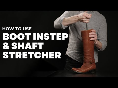 How to Use Boot Instep &amp; Shaft Stretcher For Stretching Shoes | Cast Aluminium || @myshoesupplies