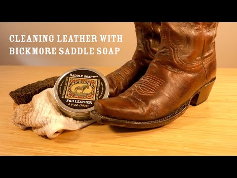 Cleaning Leather Boots With Bickmore Saddle Soap