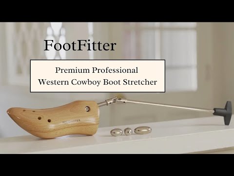 How To Stretch Western Cowboy Boots with FootFitter&#039;s Western Boot Stretcher