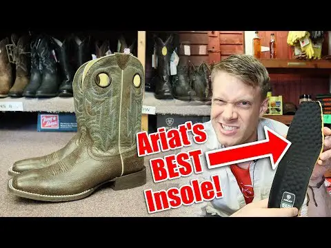 Circuit Pro Ariat Cowboy Boots Review... THESE INSOLES ARE AMAZING!