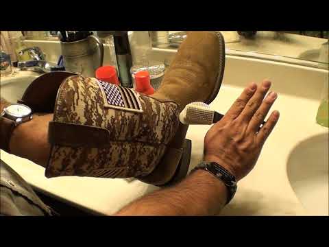 Cowboy Boot Suede Leather Cleaning