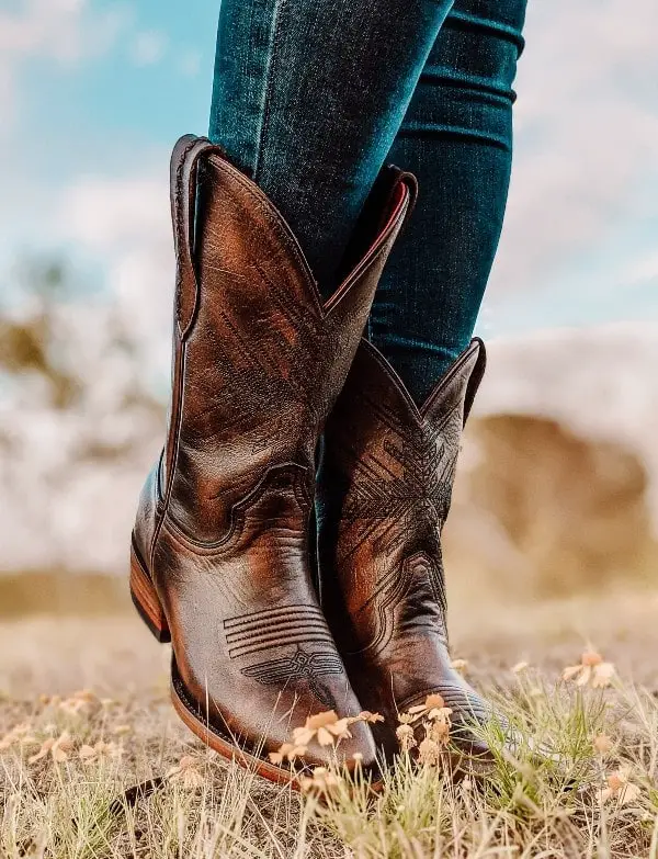 Women wear jeans with cowboy boots from Chisos