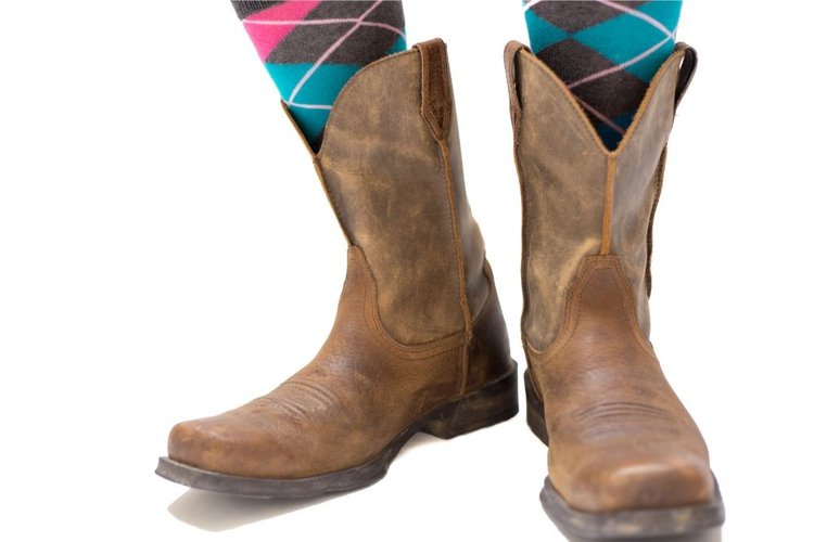 cowboy boots and socks