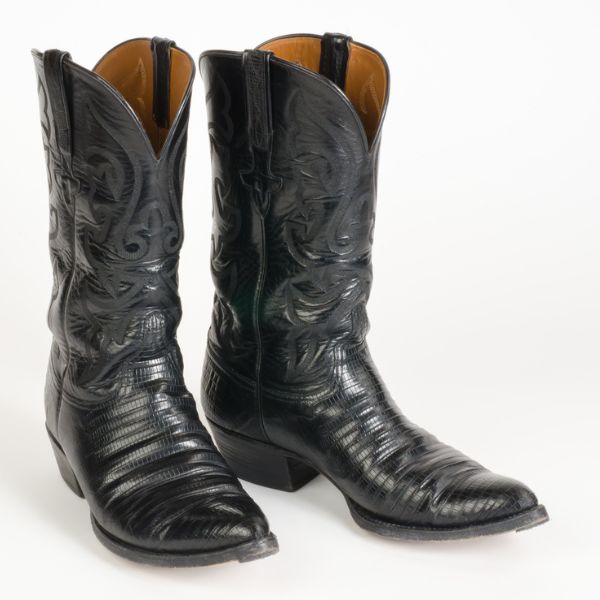 black lizard cowboy boots