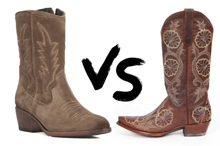 Suede vs Leather Cowboy Boots