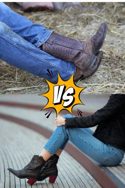 tall vs short cowboy boots