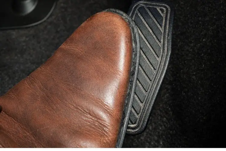 boots press the pedal