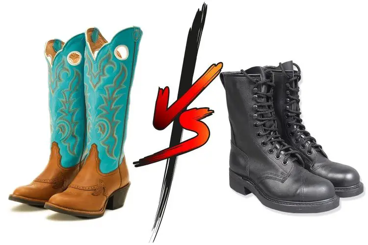 cowboy boots vs military boots