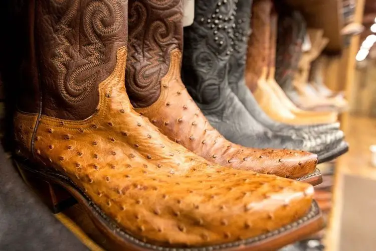 cowboy boots with traditional pointed narrow toes upwards