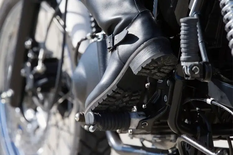 motorcycle boots have thick material