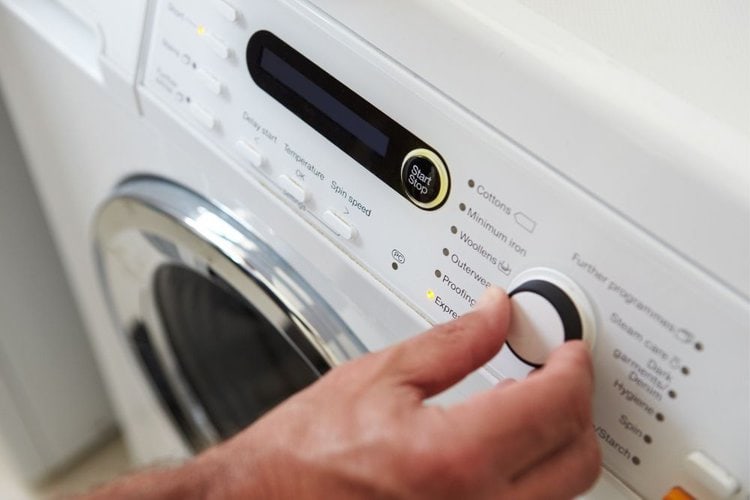 using washing machine