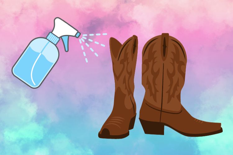 use boot stretch spray on cowboy boots