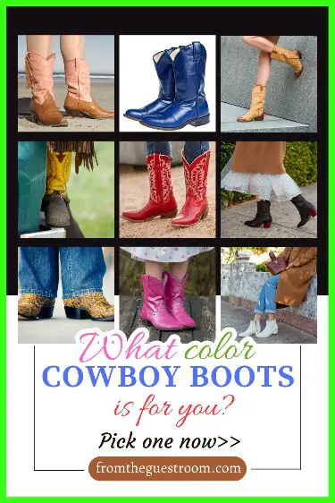 What Color Cowboy Boots Should I Get? In 5 Different Cases