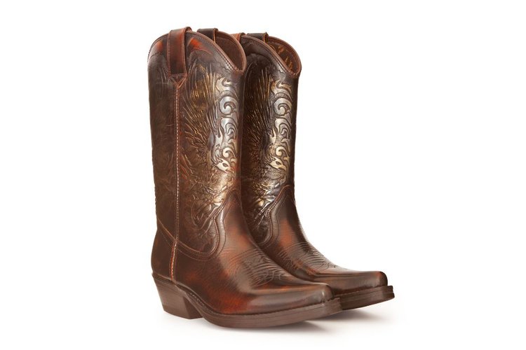 cowboy boots with tall shaft