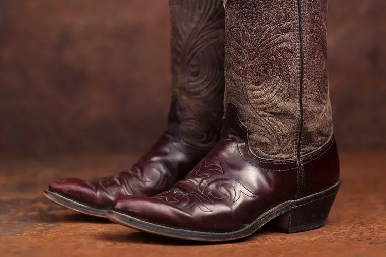 cowboy boots after polished