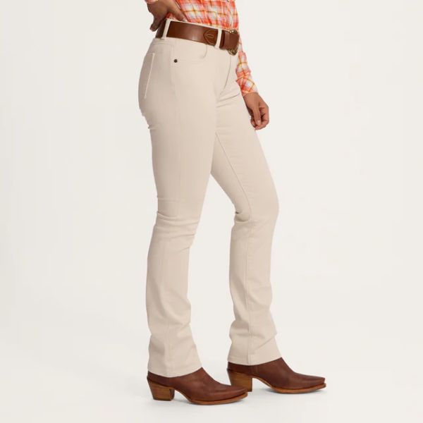 Women's High-Rise Straight Jeans (Natural Color)