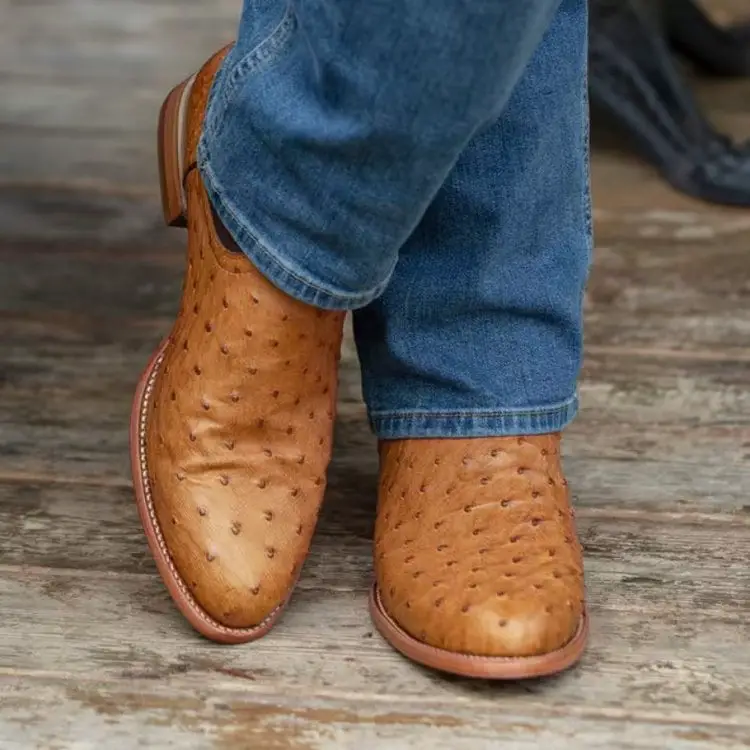 The Wyatt Ostrich Boots from Tecovas