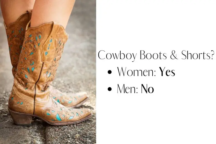 Women wear cowboy boots and the title