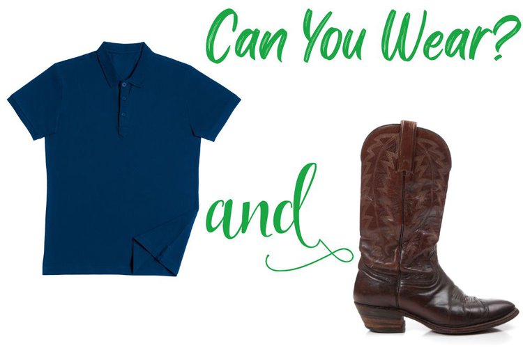 Can You Wear A Polo Shirt With Cowboy Boots?