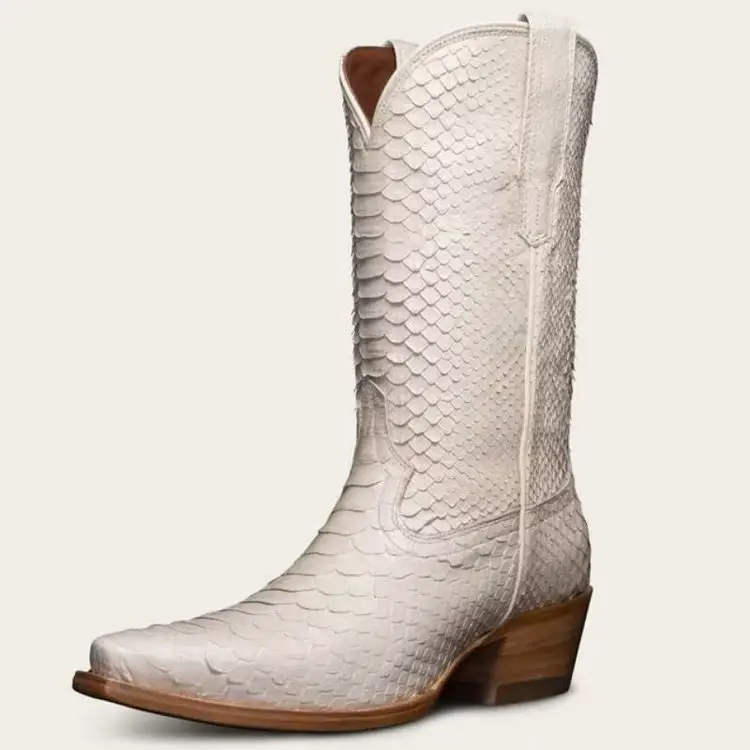 The Savannah with python leather by Tecovas
