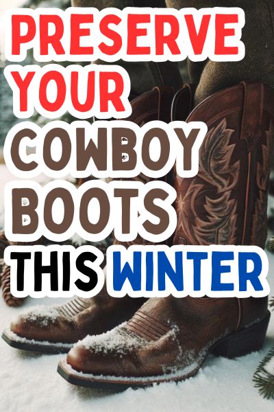 How Do I Protect My Cowboy Boots In The Winter?