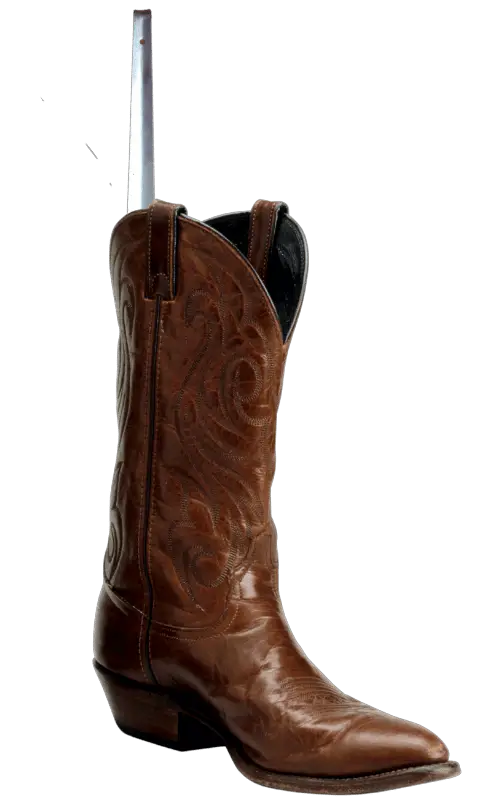 Boot horn in cowboy boots