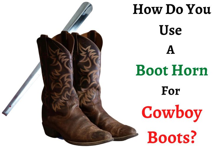 Cowboy boots, boot horn and the title