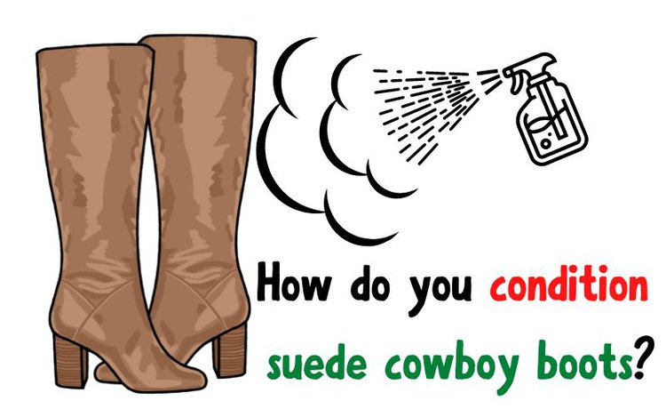 condition suede cowboy boots and the title