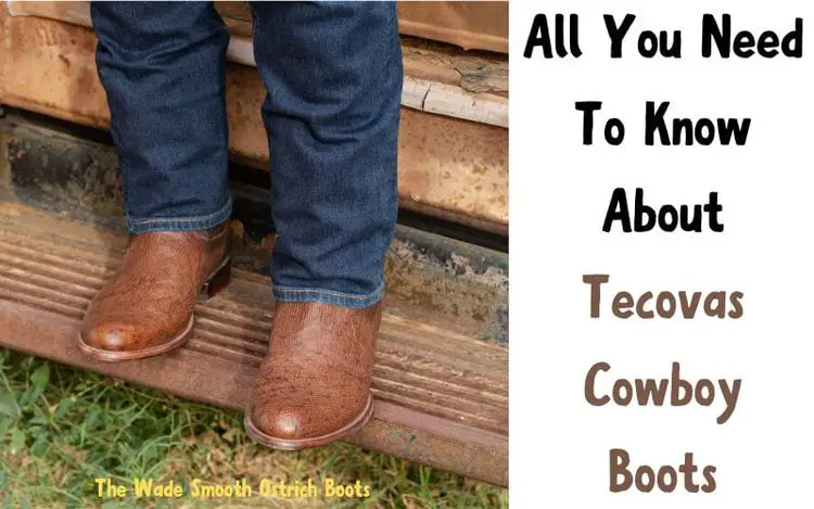 Man wear Tecovas boots and the title