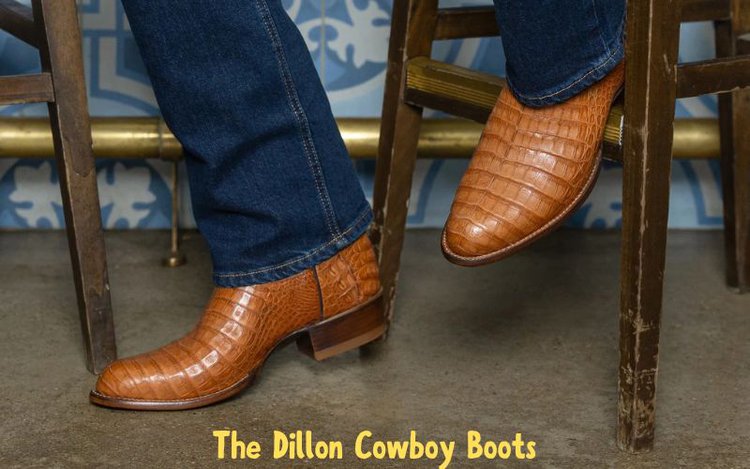 Man wear The Dillon Cowboy Boots
