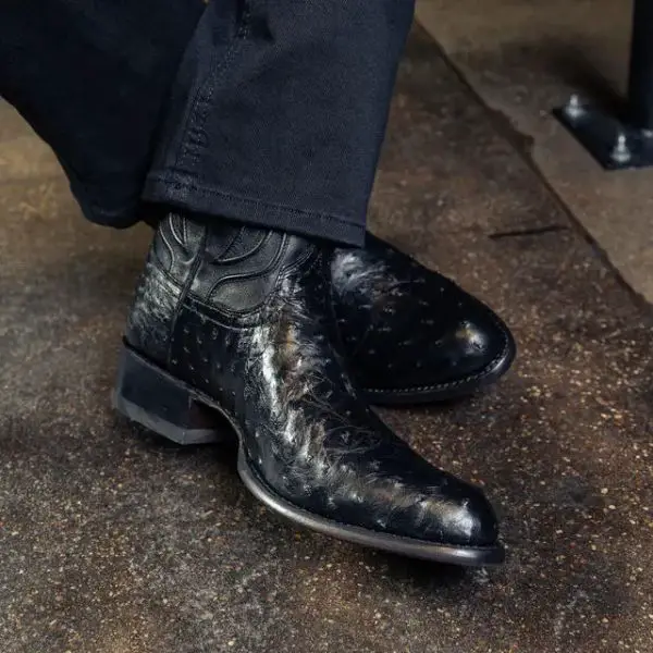 The Wyatt Black Cowboy boots