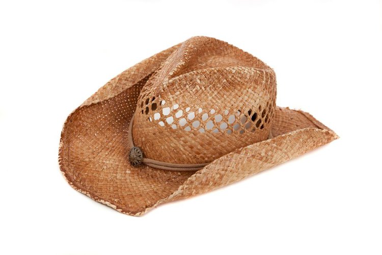 Straw cowboy hat