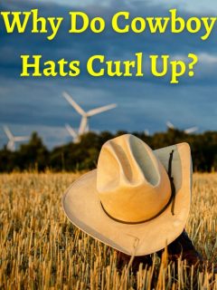 why do cowboy hats curl up