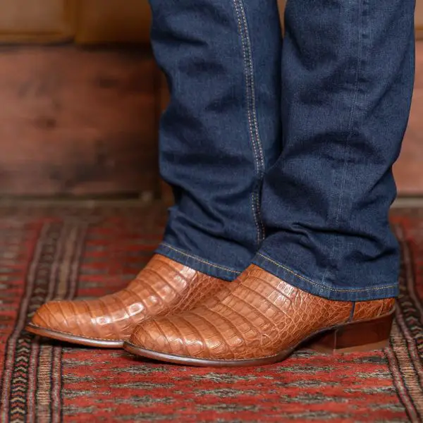 Men wear the Dillon Cowboy boots