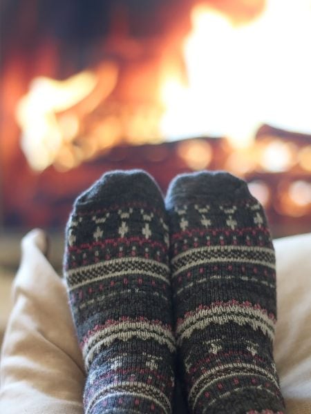 Boot socks in the winter season