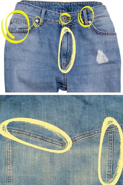 The key features of jeans