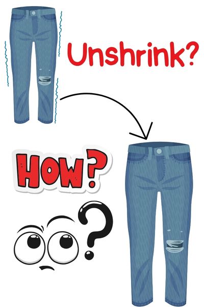 Unshrink jeans