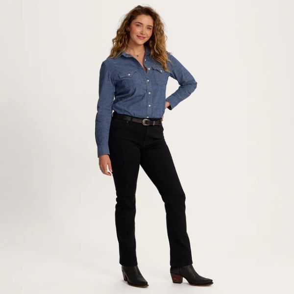 Women's High-Rise Straight Jeans