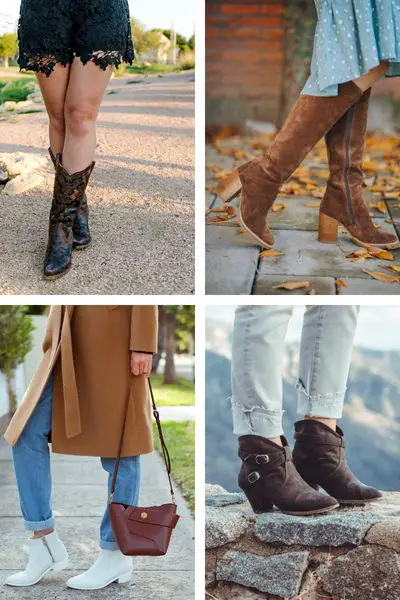 Women wear cowboy boots with cute outfits