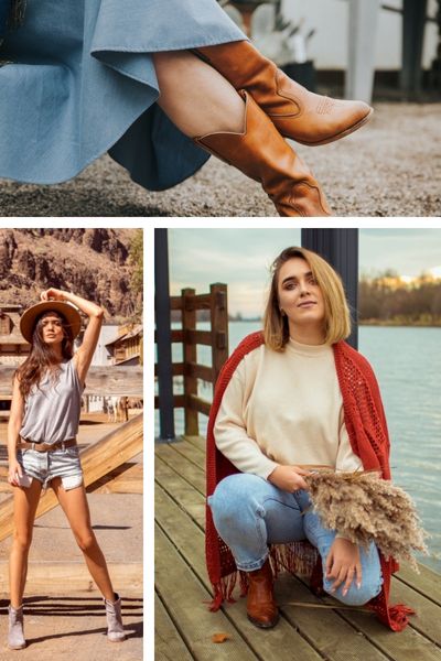 Creative Denim Outfit Ideas with Cowboy Boots (Beyond Jeans)