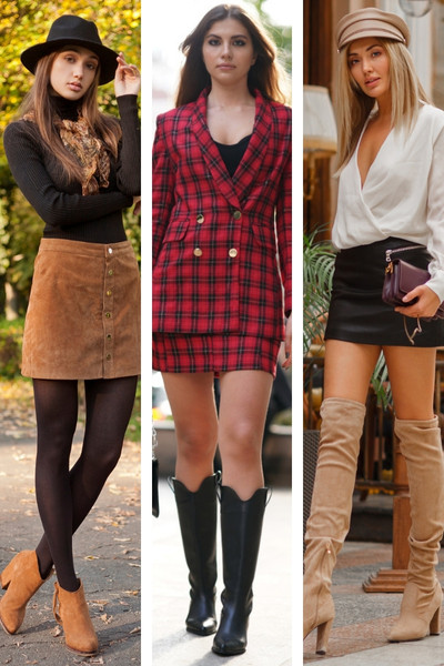 Awesome Cowboy Boots and Skirts Outfit for Casual (From Relaxed Style to Business Casual)
