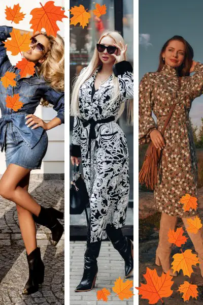 Dresses and Cowboy Boots Outfit Ideas for Fall: From Casual to Formal