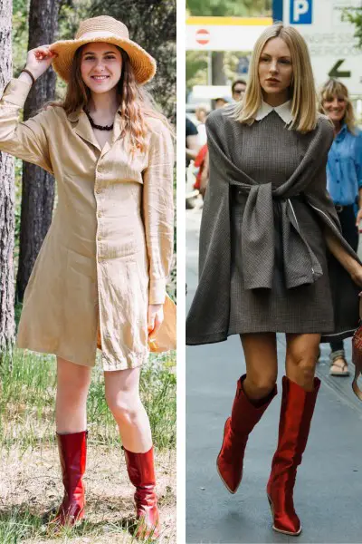 25+ Daring Outfits with Red Cowboy Boots to Elevate Your Look