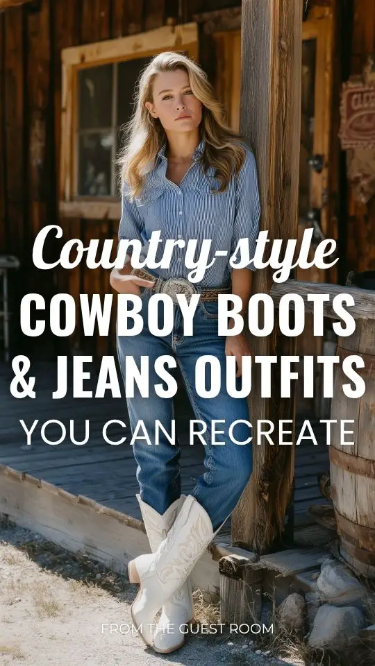 55+ Cowboy Boots with Jeans Outfits to Elevate Your Country Style: Effortless Elegance for Country Fans