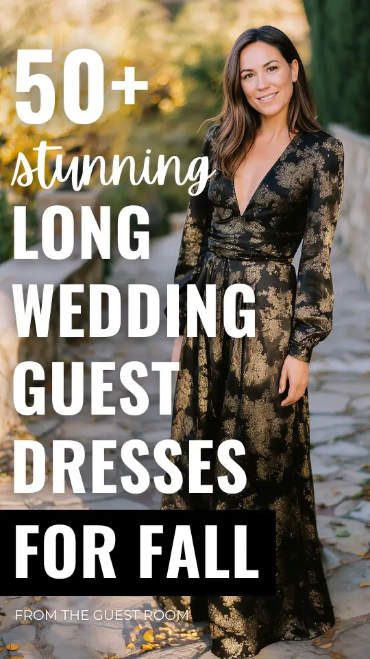 50+ Long Wedding Guest Dresses for Fall – Elegant Gowns That Complement the Season