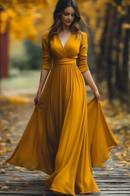 UZN Satin Mother Of The Bride Dress - One Shoulder Long Formal Gown With Pockets
