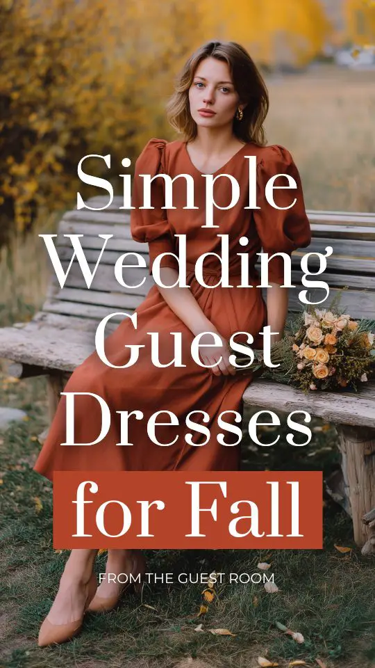 40+ Simple Wedding Guest Dresses for Fall to Keep You Stylish and Comfortable