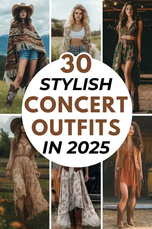 women wear concert outfits